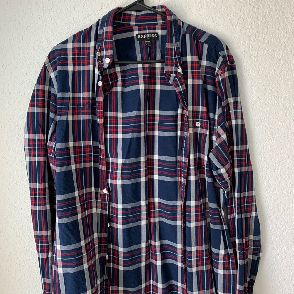 Express Button Down Shirt size 16-16 1/2
